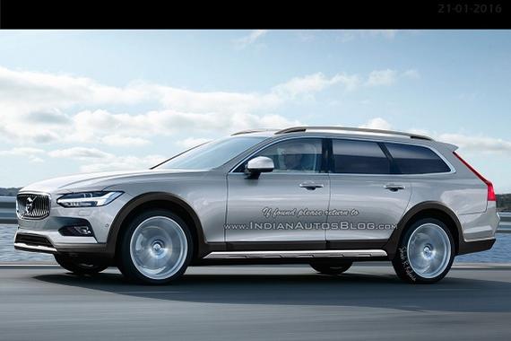 全新沃尔沃V90 Cross Country跨界车预赏图