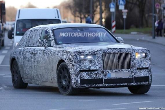 将2017年发布 新一代劳斯莱斯幻影谍照