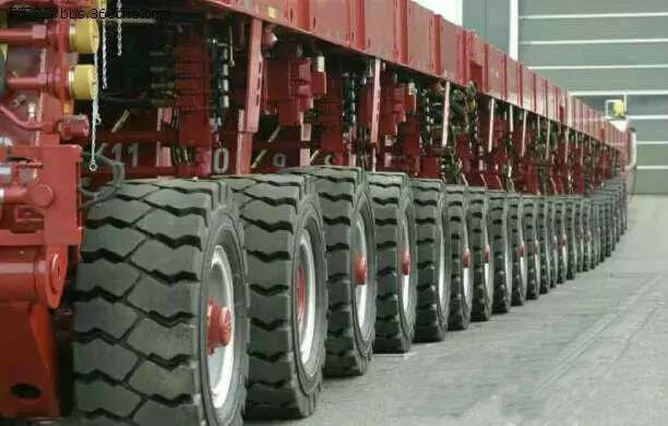 世界轮胎最多的车在中国!1152个车轮!