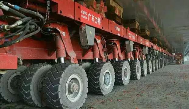 世界轮胎最多的车在中国!1152个车轮!