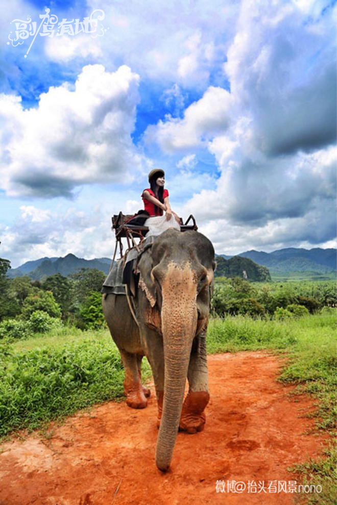 看气质更要看颜值 美女到泰国体验慢生活