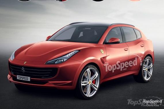 法拉利SUV假想图曝光 或2020年推出