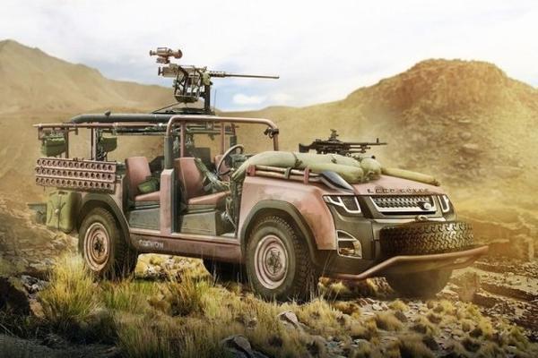 推多款衍生车型 新一代路虎卫士假想图