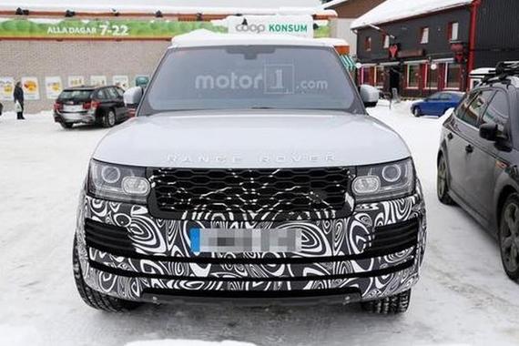 2017款路虎揽胜谍照曝光 前脸变化 