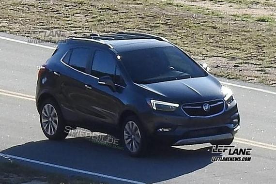 别克家族前脸 新款昂科拉谍照首曝光