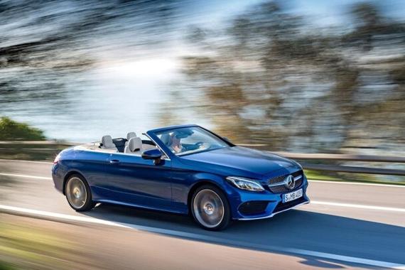 不仅时尚还拉风 奔驰全新C级敞篷版官图