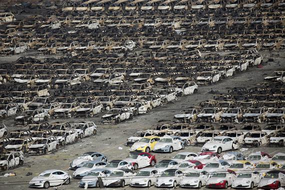 天津港受损车辆入市 克莱斯勒:不建议购买