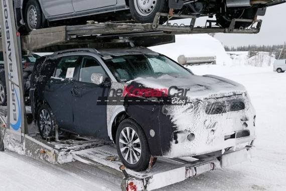 外观调整 起亚新款索兰托伪装谍照曝光