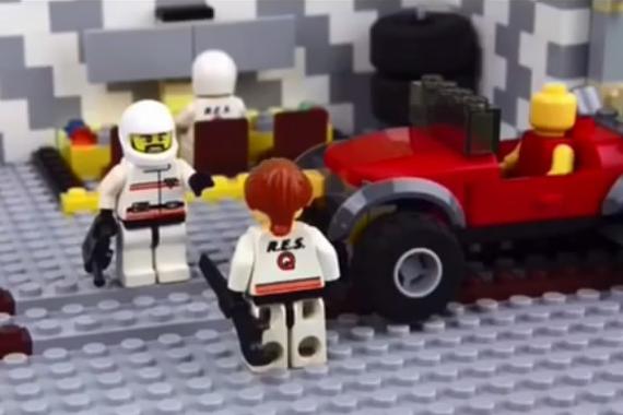 视频：极具创意！乐高玩具模拟碰撞测试