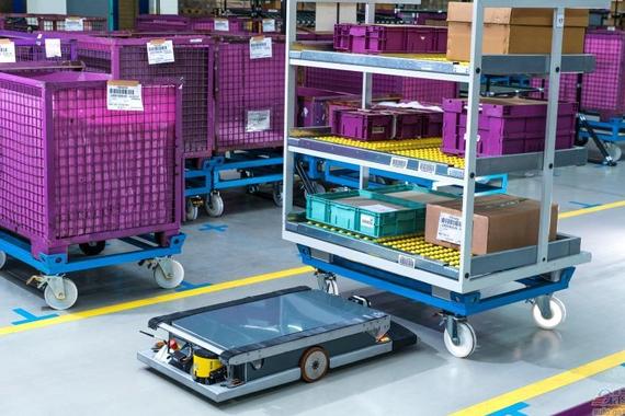 宝马为省成本出奇招 仓库测试自动化搬运车