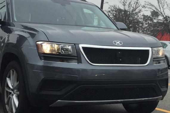 整体造型硬派 大众全新中型SUV谍照曝光