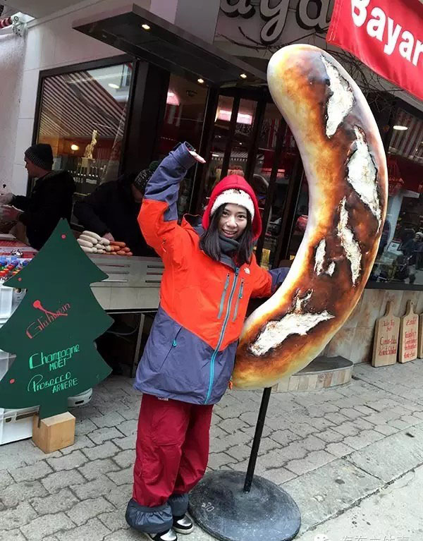 张小鹅大量照片放出 去国外滑雪的那些事儿