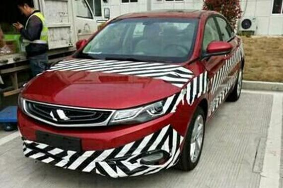 吉利帝豪C7低伪谍照曝光