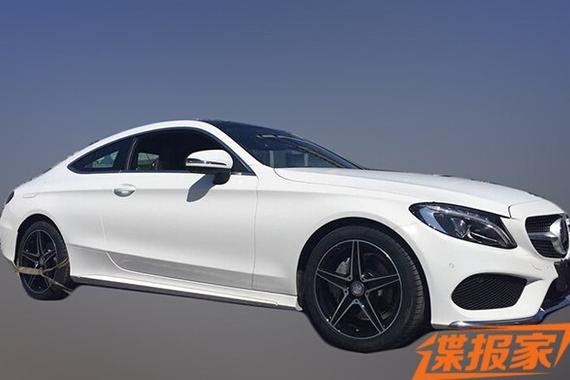 3月30日上市 曝奔驰新C级Coupe国内谍照