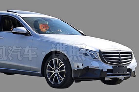 国产全新奔驰E级路试谍照 或年内上市