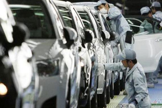 丰田2月全球产量下跌5% 日本销量下滑9%