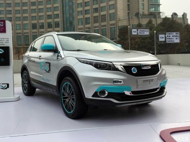 『观致在今年1月发布的观致Q-LECTRIQ概念车』