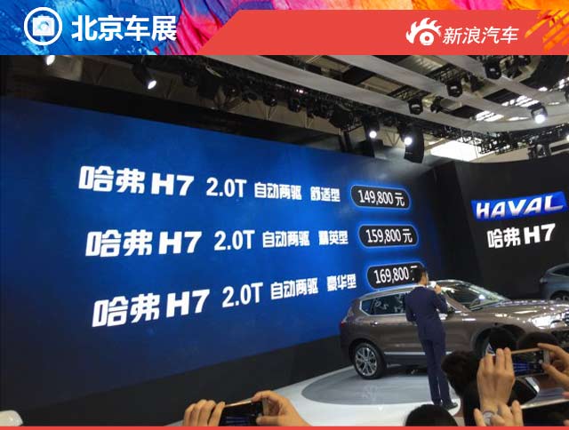 2016北京车展哈弗H7蓝标车型正式发布