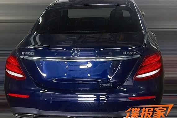 或同步上市 国产全新E级标准轴距版谍照