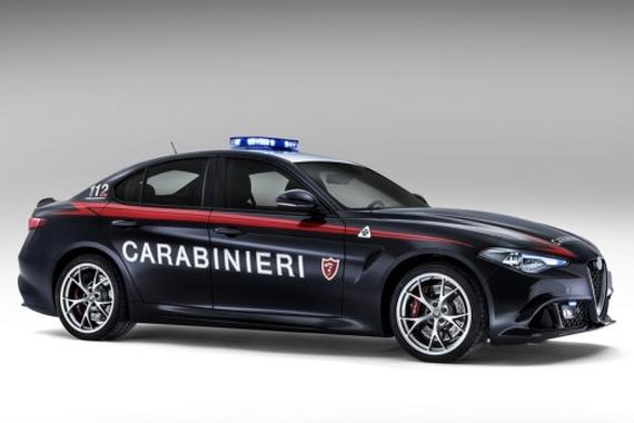 阿尔法罗密欧发布Giulia警用版官图