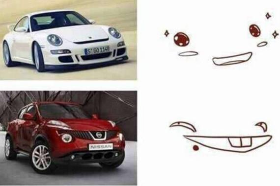 各种汽车的表情一览，真是太有喜感了！