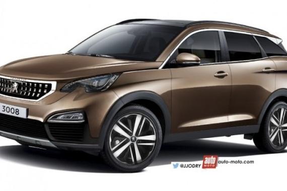 或10月发布 曝海外标致全新3008假想图