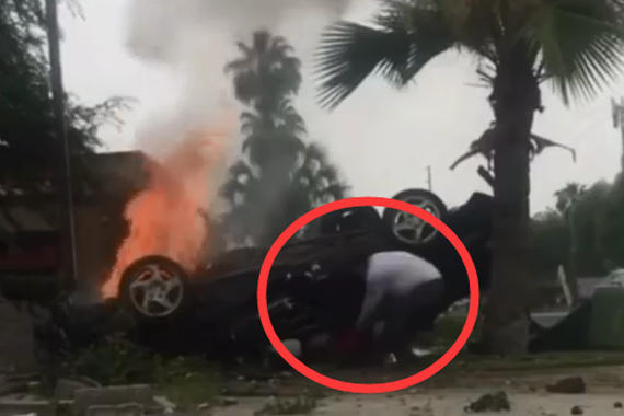 视频：暖心一幕！生死攸关先救人