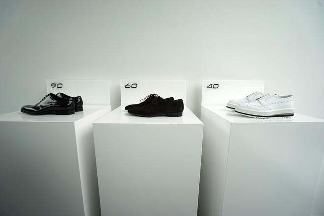设计师用鞋子来比喻全新40系产品特点
