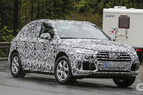 缩小版Q7 全新一代奥迪Q5测试谍照曝光