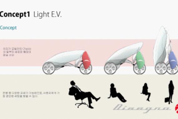 韩国正在开发可折叠电动汽车 支持站着驾驶