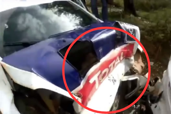 视频：拉力赛上突然出现的搅局者！