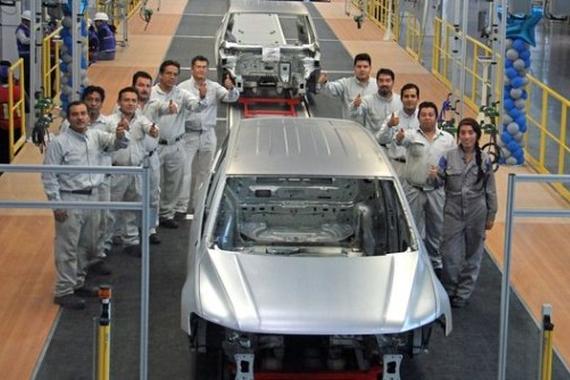 大众长轴版Tiguan白车身下线 明年推出