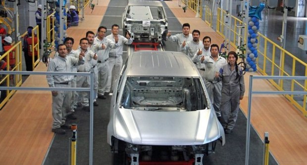 大众长轴版Tiguan白车身下线 明年推出