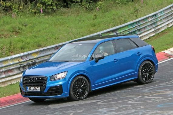 奥迪SQ2配苹果CarPlay 路试谍照曝光