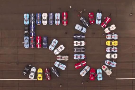 视频：福特庆祝勒芒24小时赛首胜50周年