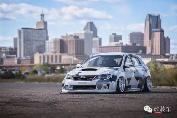 一只来自日本的雪豹 斯巴鲁STI改装案例