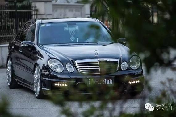 烟台车友丨经典四圆灯 奔驰E280改装案例