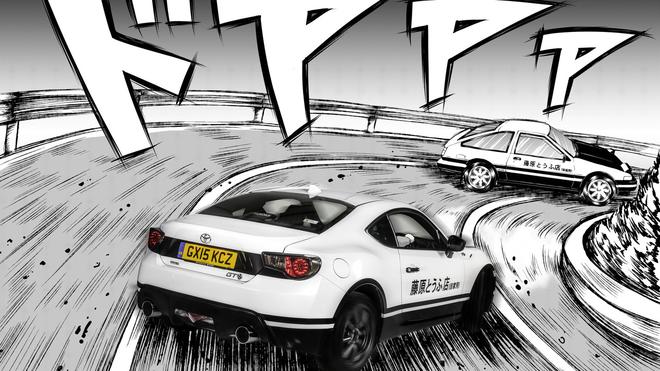 丰田GT86头文字D概念车向经典漫画致敬-新浪汽车