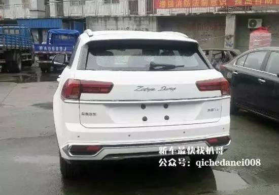 众泰大迈X7参数信息无伪谍照全曝光