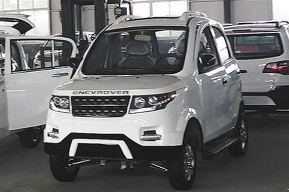 代步车违规升级时速过百 山寨“路虎“出炉