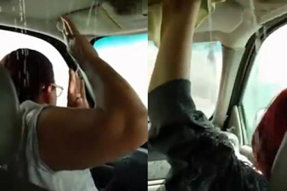 视频：自助洗车总会遇上“小惊喜”