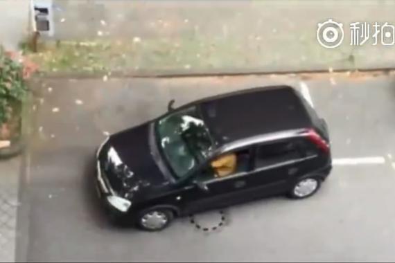 视频：你猜这位女司机停车入库需要多久？