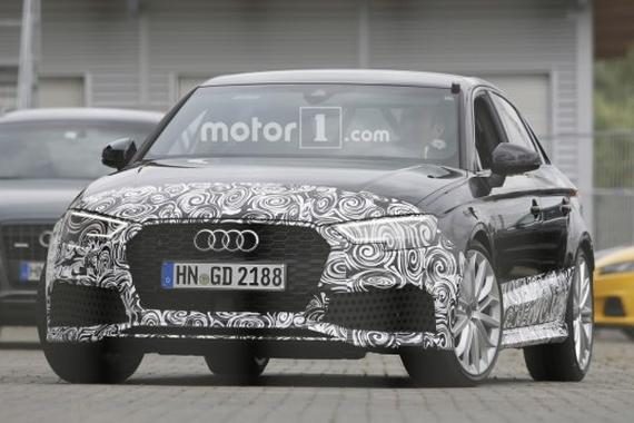 曝奥迪RS 3 Sedan谍照 最大功率406马力