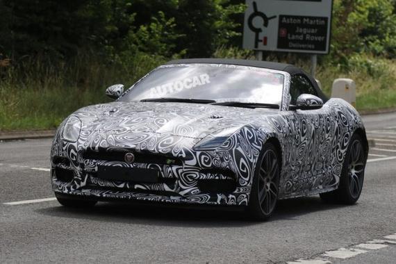 2017年年初发布 新款捷豹F-TYPE R谍照