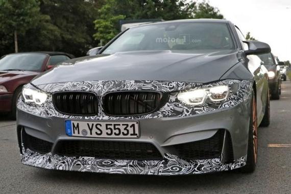 将装配OLED尾灯组 宝马新款M4谍照曝光