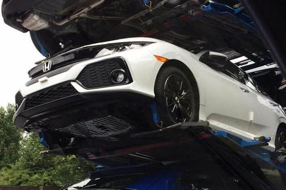 新思域两厢版实车图曝光 延续概念车设计