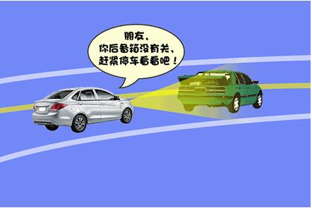 大灯闪两下究竟是什么意思