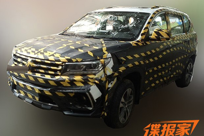 配后独立悬架 东风风行SX5更多谍照曝光