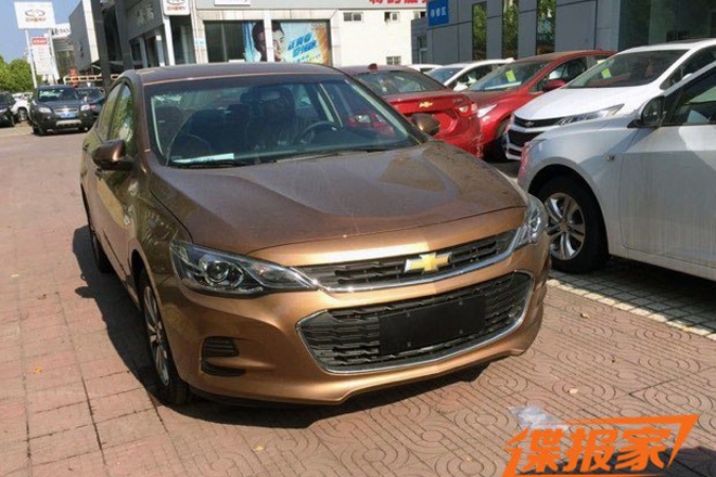 雪佛兰科沃兹实车曝光 9月成都车展首发