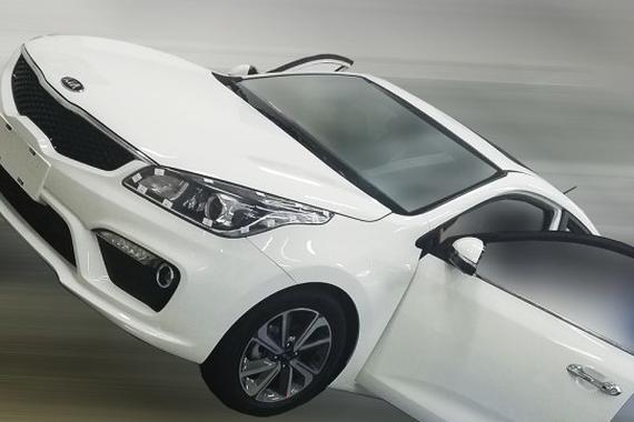 起亚全新K2前脸设计首次曝光 11月亮相